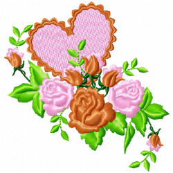 Flowers And Tree Embroidery Design 12 Flowers And Tree Embroidery Design 12